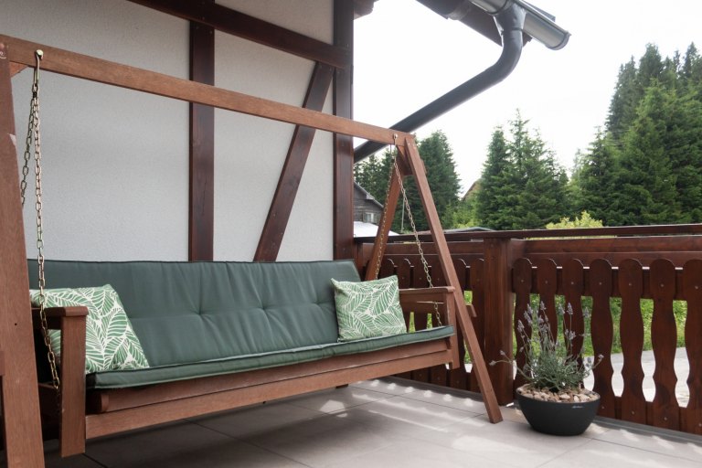 Terrasse - Apartment Kvilda - Böhmerwald - foto č. 6