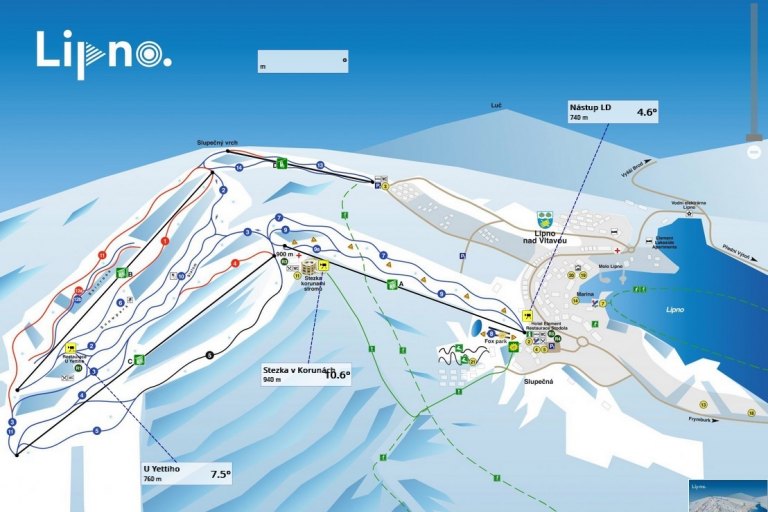 Skigebiete, die mit dem Pkw erreichbar sind - foto č. 3