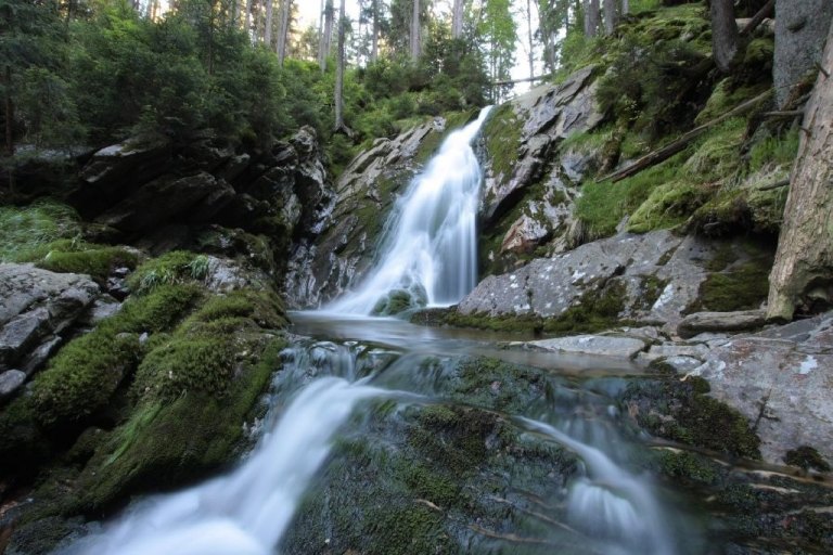 Der höchste Wasserfall im Böhmerwald - Bílá strž - foto č. 1